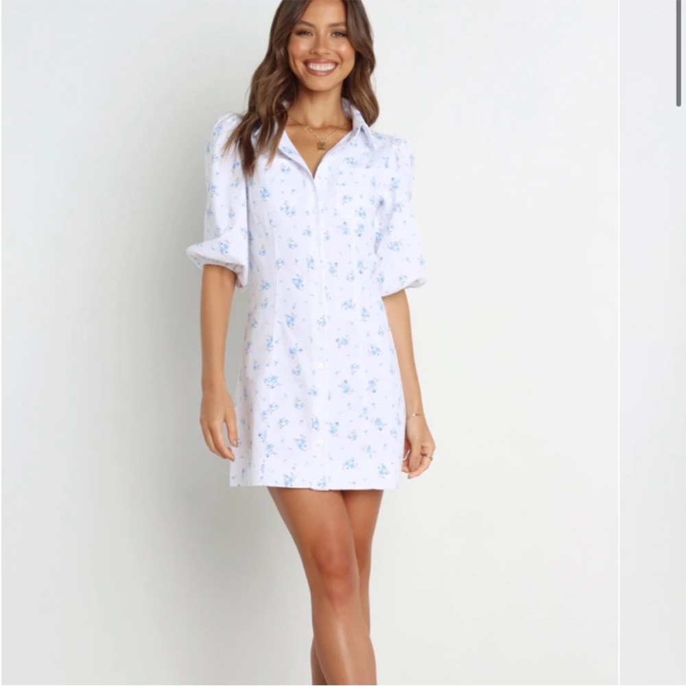 Never worn Nolia petal and pup dress